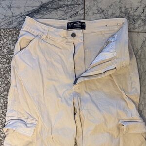 Hollister Ultra High-Rise D Ultra High Rise Dad Tan Cargo Pants